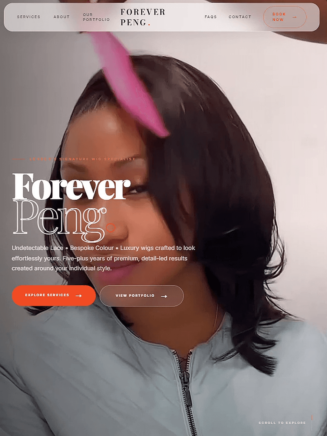 Forever Peng Hair project detail 3